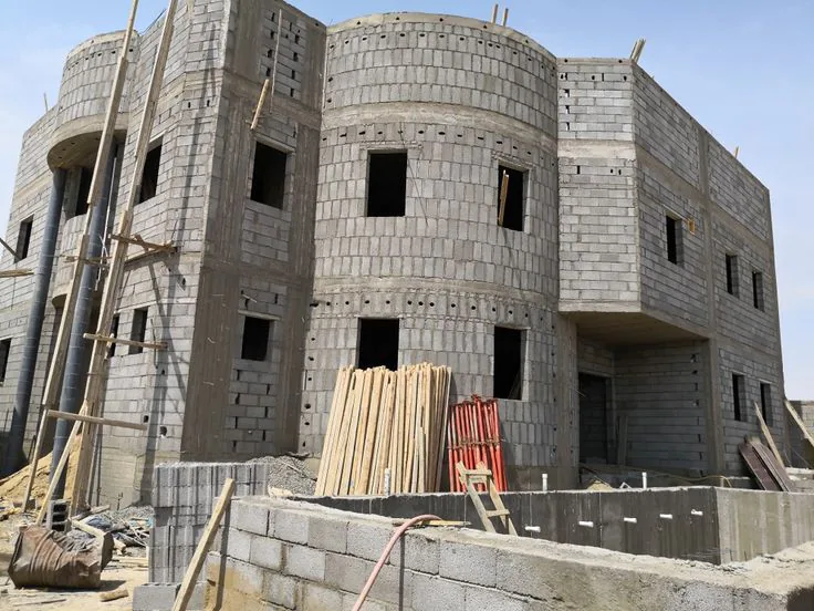 إنشاء هيكل فيلا سكنية من أعمال شركة أطلس في جدة والطائف